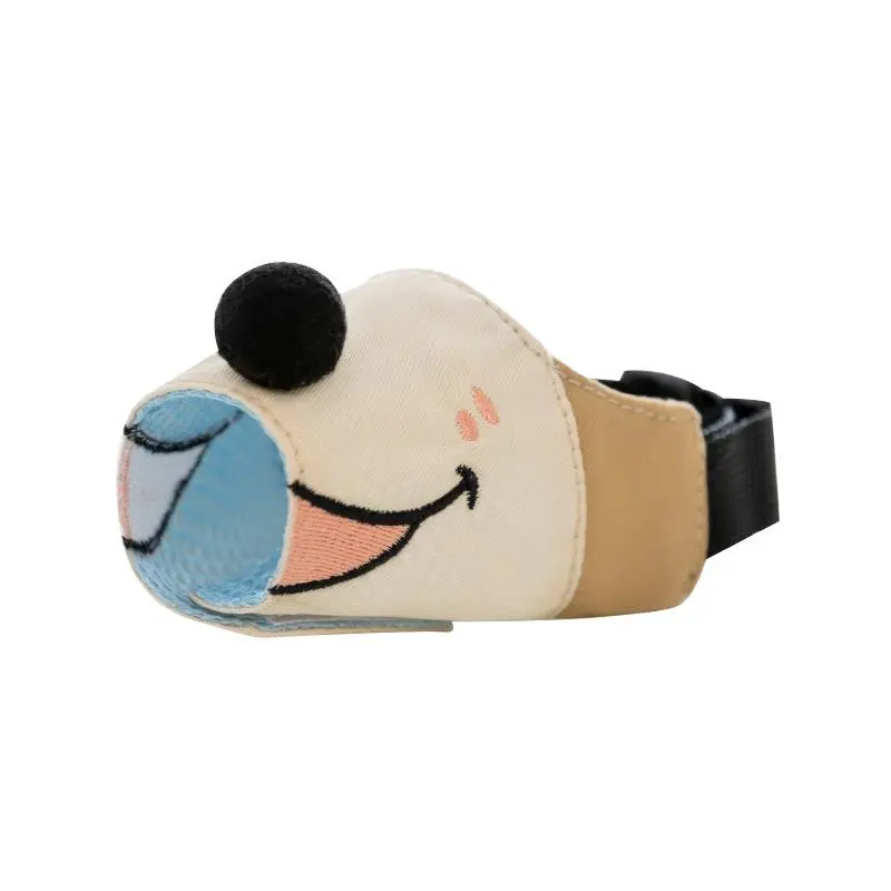 Dog Muzzles Anti Barking Adjustable Muzzle Breathable Dog Mouth Cover Gentle Cloth Dog Muzzle Cute Funny Dog Muzzles There are various size options available. （USA stock Ships today）