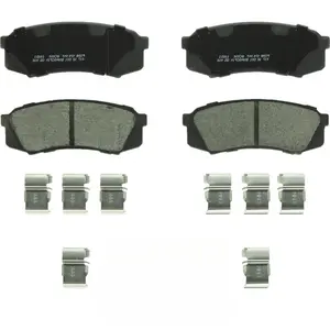 BC606 QuietCast Premium Ceramic Disc Brake Pad Set - Compatible with Select Lexus GX460, GX470, LX450; Toyota 4Runner, FJ Cruiser, Land Cruiser, Sequoia; REAR
