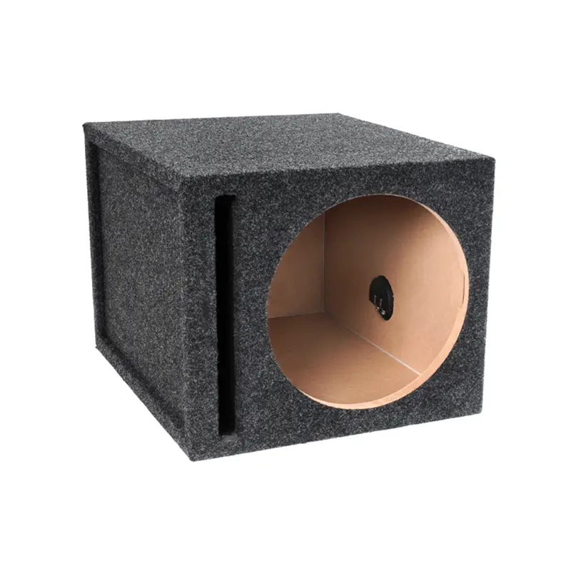12 in Single Vented Subwoofer Enclosure Precision CNC-Cut, Premium MDF Construction. Proudly USA Made.