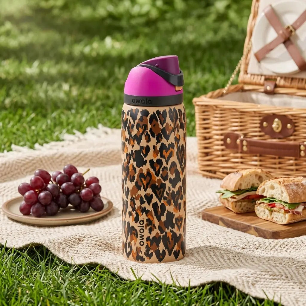 NEW Owala Wild At Heart 32oz Insulated Stainless Steel Water Bottle