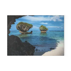 Personalized Glass Cutting Board | Guam