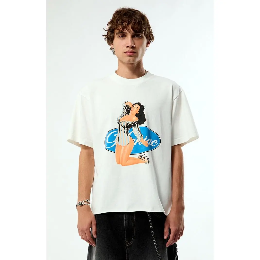 Pacsun Men's Maniac Pinup Cropped T-Shirt