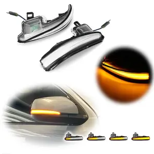 2PCS Clear Lens Sequential LED Side Mirror Marker Lights For Toyota 4Runner RAV4 2014 2015 2016 2017 2018 2019 2020 2021 2022 2023 Replace OEM 8174058010 8173058010