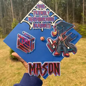 Spider Graduation Cap Topper