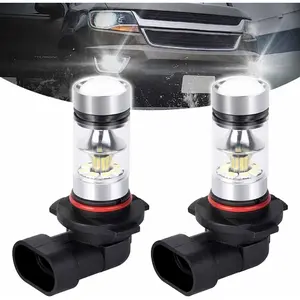 Daily&Cozy 9005 9006 LED Fog Light Bulbs, 2PCS 6500K Cool White , CANBUS Ready Error Free Fog Fog Light Replacement Kit for Cars, Trucks, SUVs, Jeep