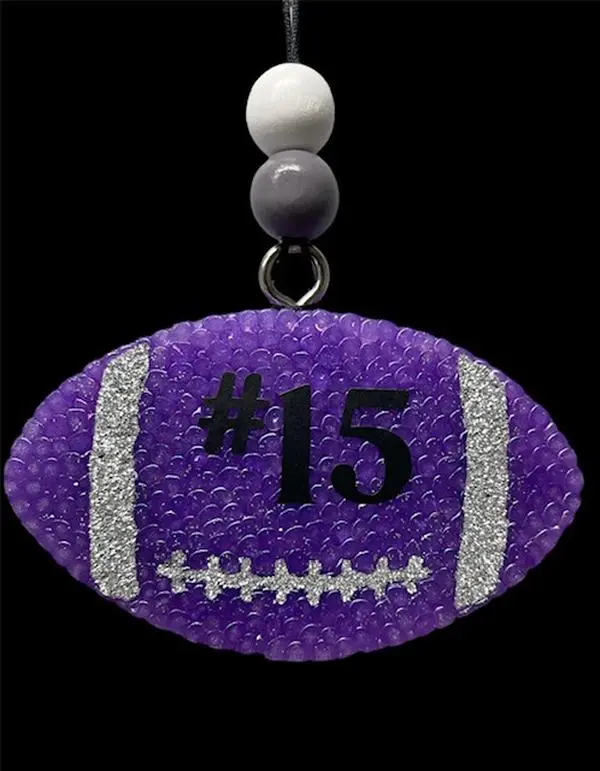 Football Freshie with any Number (Pick Color & Scent)