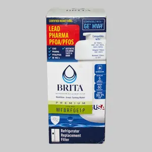 Brita WFBRFGE1P Refrigerator Replacement Filter – Compatible with GE MWF