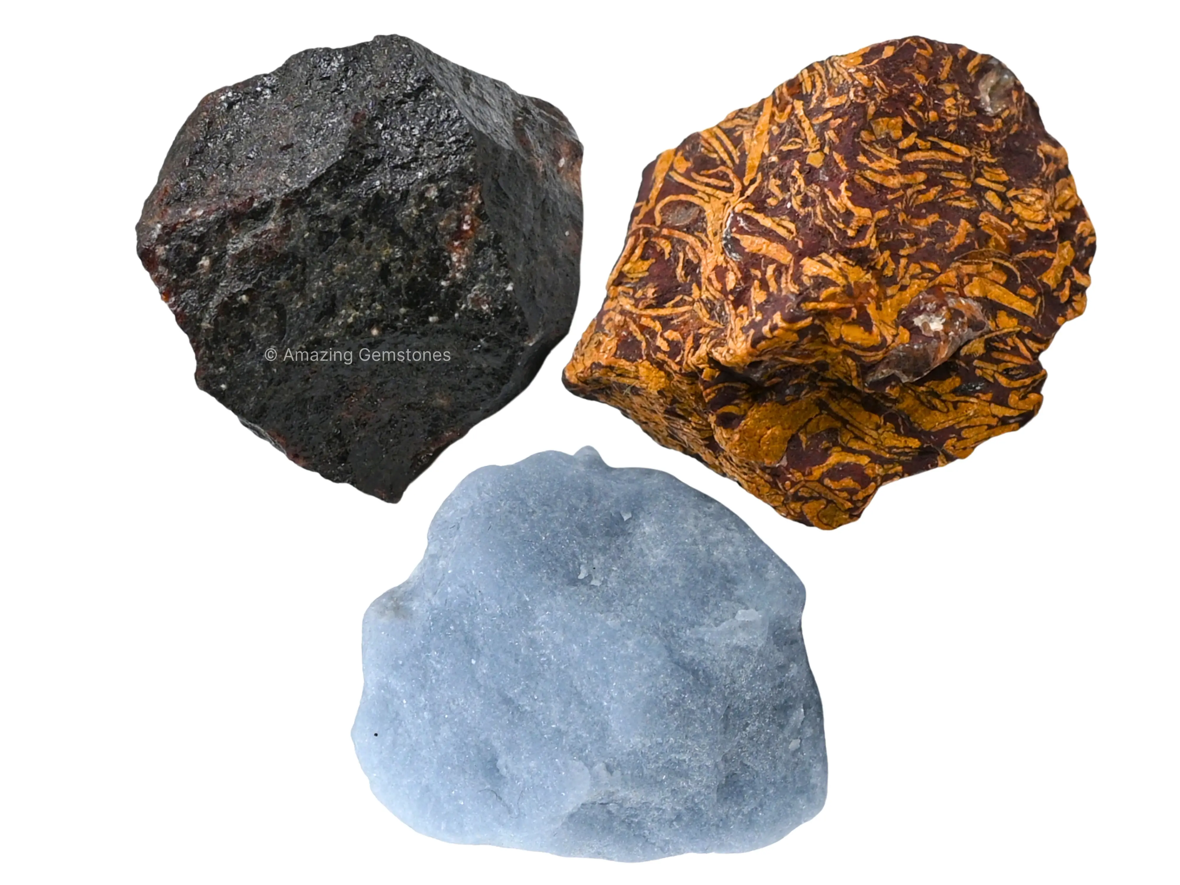 Zodiac Healing Crystal Set, Pack of 3 Crystals Raw Stones Astrology Gifts for Women Birthday Anniversary Gifts Mother Father Gifts (Information Card Included)