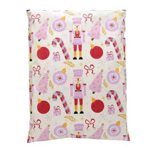 Nutcracker Poly Mailers Size 10x13 Christmas Shipping Bags