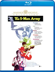 The Five Man Army  [BLU-RAY MOVIE] Digital Theater System, Mono Sound