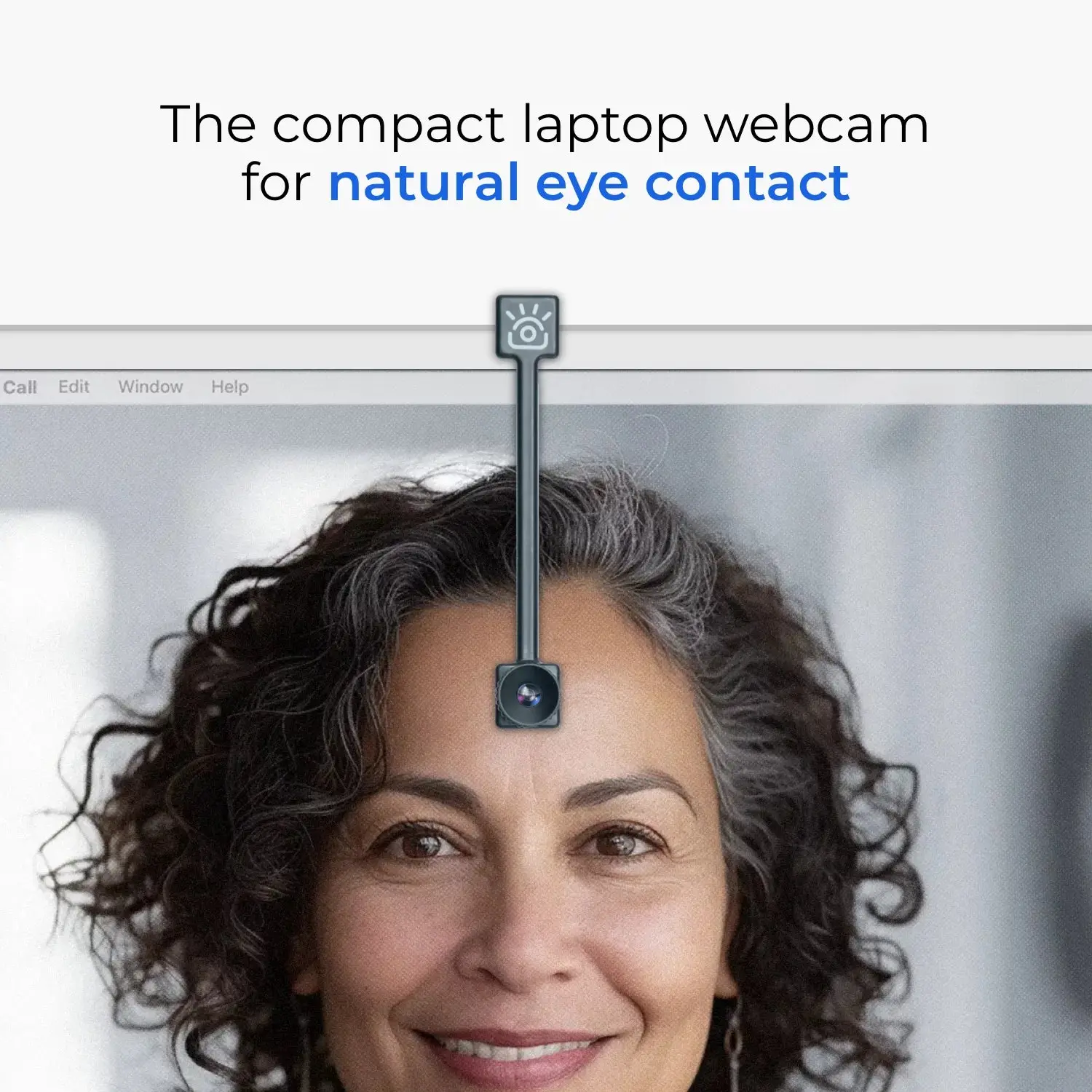 iContact Camera Go, Portable Laptop Webcam for Computer & Office Use