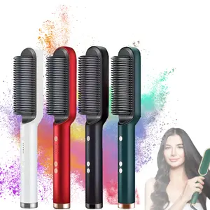Mother's Day gifts Electric Hair Straightener Brush, 1 Count Durable Hair Straightening Comb, Hair Styling Tool for Home & Salon Use, Hairdressing Tool, Hair Styling Tools