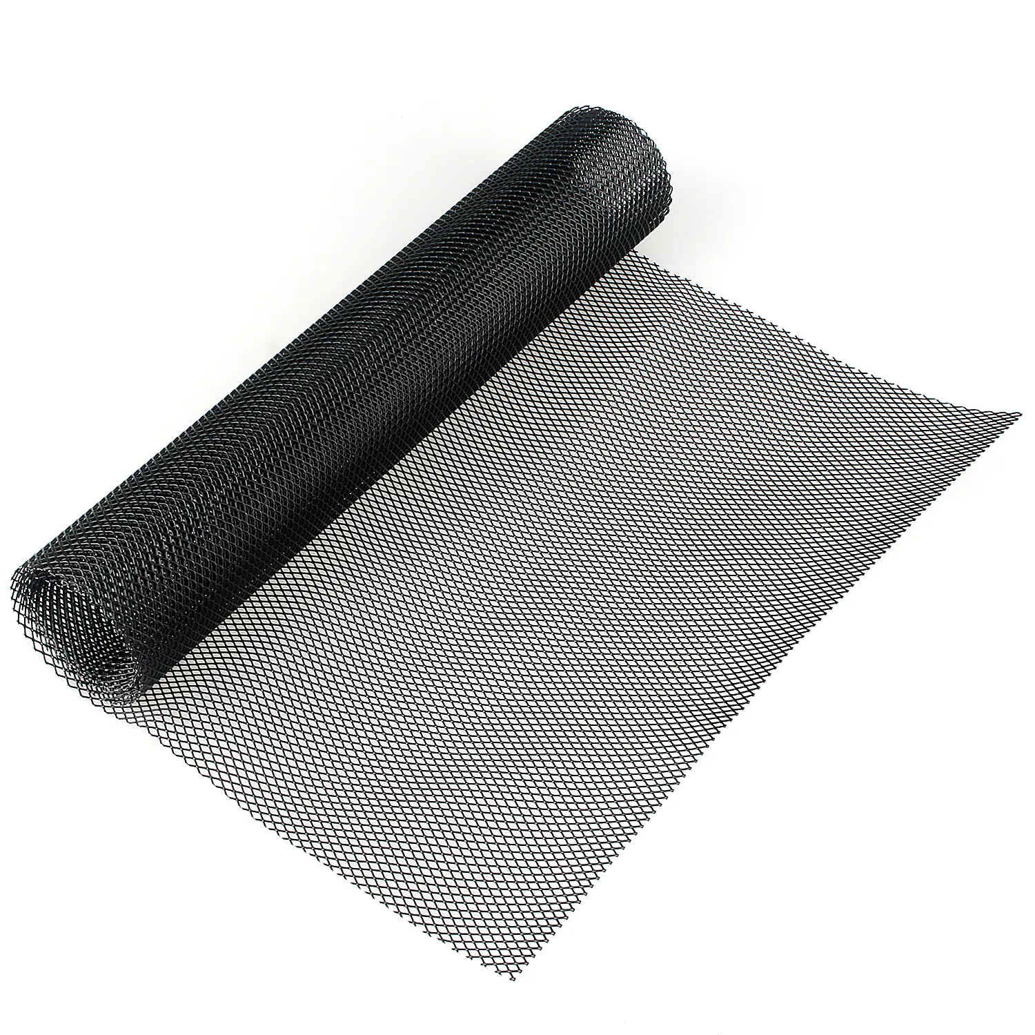Universal Black Aluminum Mesh Grille Cover-40"x13"Car Bumper Hood Vent Grill Net，Universal Bumper Grills Meshs for Front Bumper & Car Hood Vent Grille Inserts