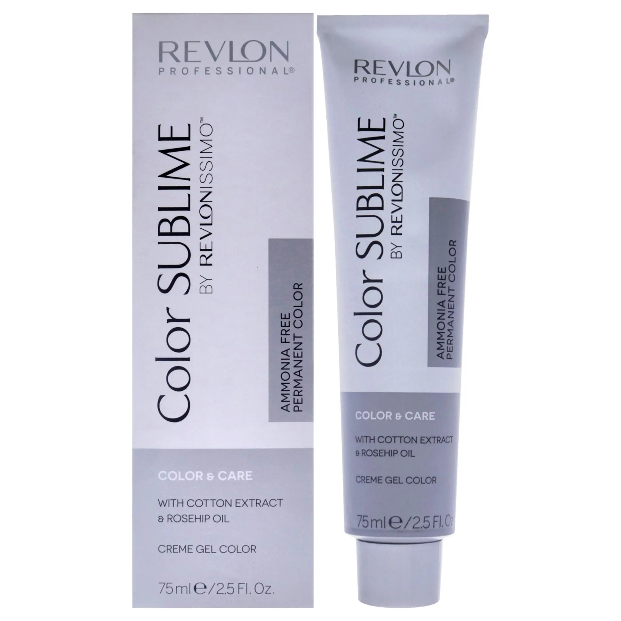 REVLON Revlonissimo Color Sublime Gentle Ammonia-Free Hair Dye - 5.64 Coppery Dark Red Nourishing Creme Gel with Rosehip Oil, 2.5 oz, Unisex, 1 Tube for Single Apply Bold Look