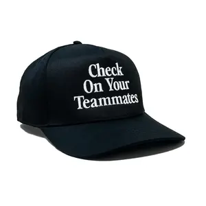 Check On Your Teammates A-Frame Snapback