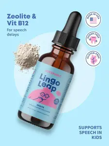 JoySpring LingoLeap for Kids - Zeolite Drops with B Vitamins - Support Speech Learning