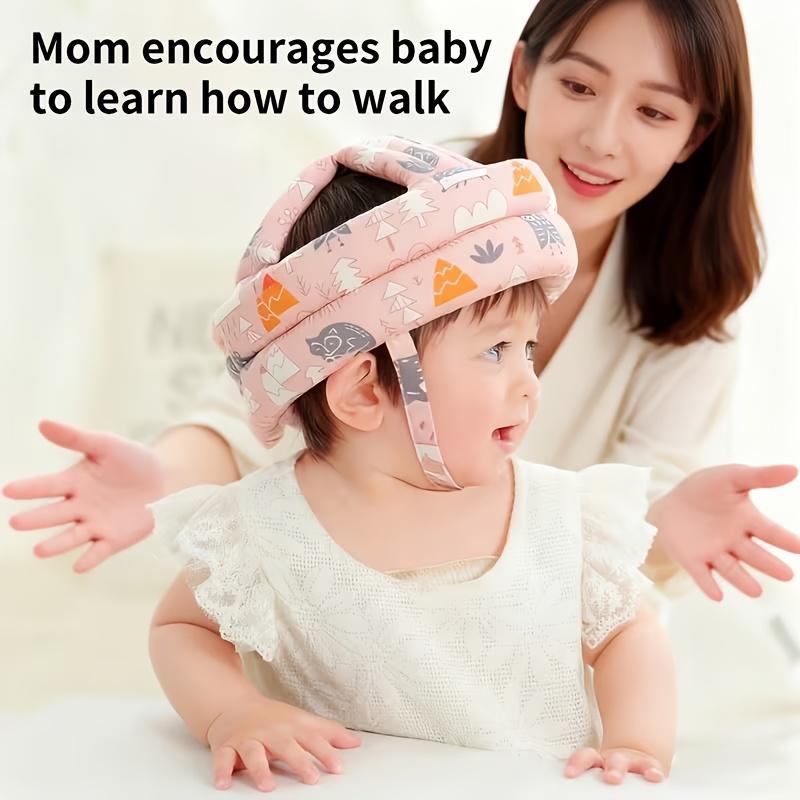Baby Head Protector Hat - 1pc Cute Cartoon Caps with Designs, Adjustable for 6-24 Months Toddlers, Outdoor Play Walking Safety Essential, Grows with, Ideal Halloween Gift