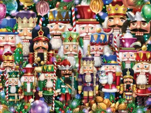 Christmas Nutcrackers Jigsaw Puzzle - 1000 PC