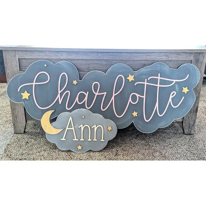 Custom Bubble Outline Layered Names