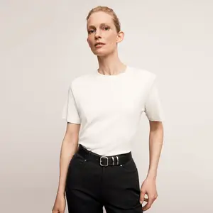 Leslie Classic T-Shirt - Organic Pima Cotton :: Ivory