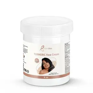 Ryebelan Turmeric Glow Face Cream 4 oz - Natural Skin Care Product for Your Face