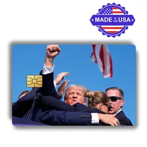 Trump Never Back Down Decal Credit Card Cover Vinyl Skin Sticker