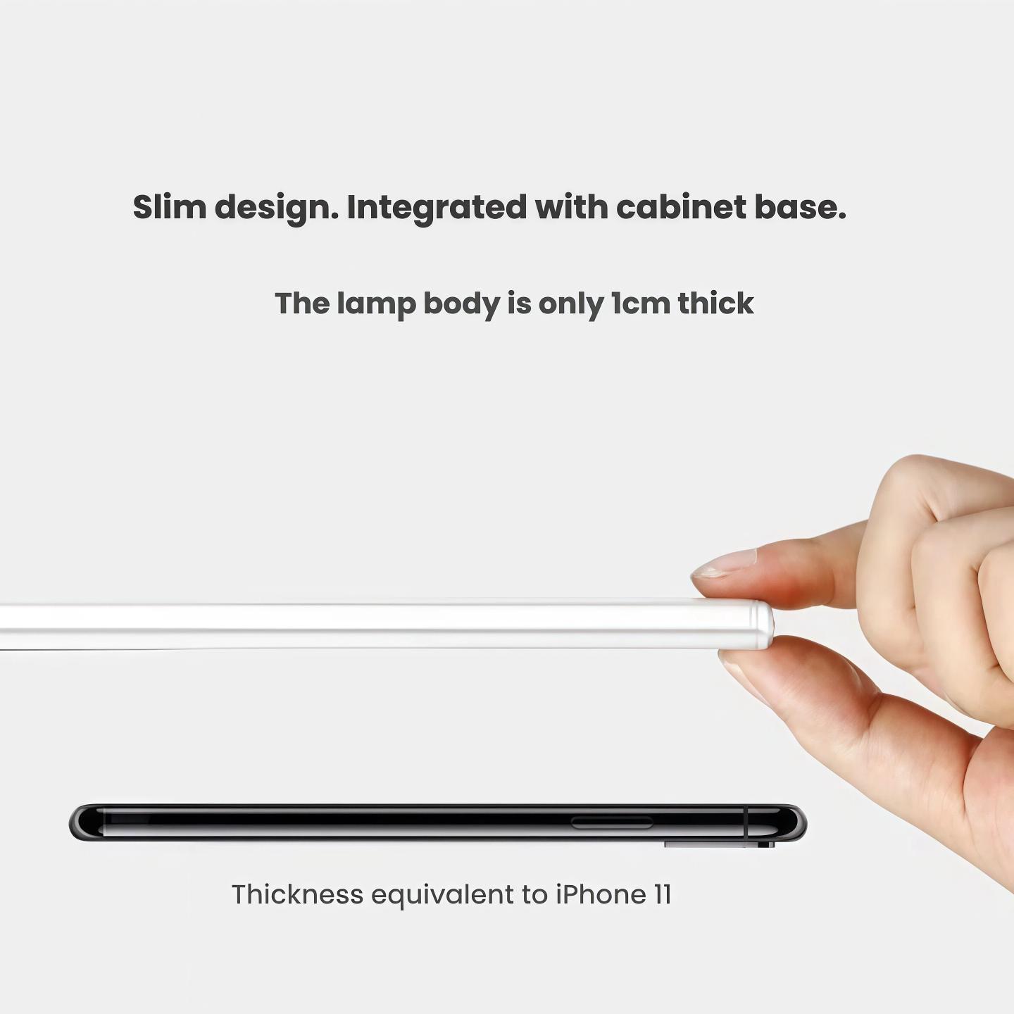 Motion Sensor Under Cabinet Light Rechargeable Wireless LED Closet Light Long Battery Life Stick On Night Lights for Kitchen Wardrobe Stair Hallway Bedroom 3000K Warm White No Flicker No Glare