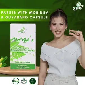 Chef Ayb's Paragis Capsules with Moringa & Guyabano 60 Capsules x 500mg Easy to Consume Daily Supplement for Health & Wellness Healthy Dietary Fitness Edible
