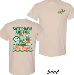 Saturdays Are For Golf T-Shirt, Funny Golf Club Graphic Tee for Men Women, Oversized Casual Golf Shirt, Premium Cotton Everyday Tee, Trendy Golf Streetwear, Golf Fan Gift