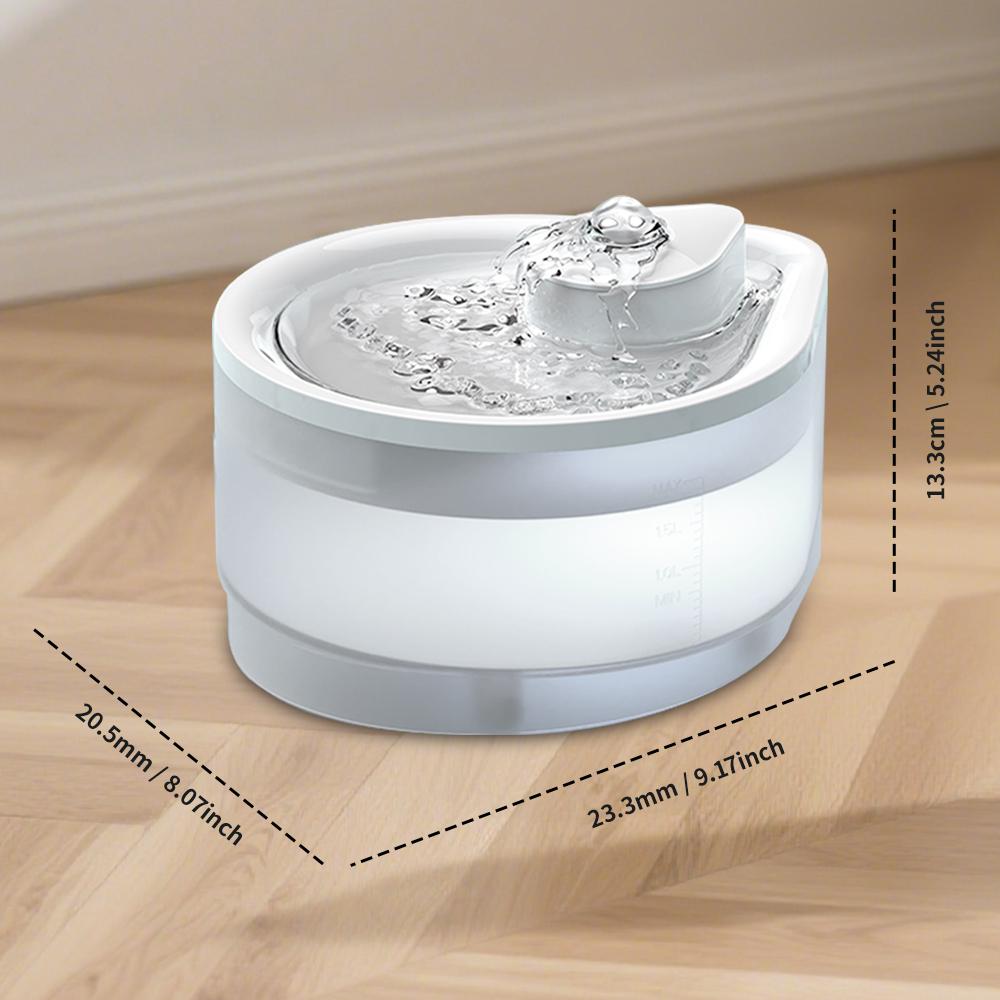 004 Water Droplet Feeder for Pets Automatic Circulation of Live Water Ideal for Cats and Dogs