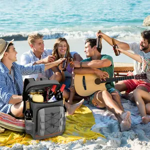 Backpack Cooler Insulated Leak Proof for Men Women 36 Cans Soft Cooler Backpack Insulated Waterproof Large Capacity Coolers Bag Portable for Lunch Camping Travel Picnic Hiking
