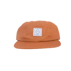 Cotton Five-Panel Hat in Harvest