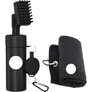 Club Cleaner Brush Kit -  Club Cleaning Accessories Include Spray Bottles, Towels, Brush Covers & Retractable Clips - -Have  Gifts for Clean Shots
