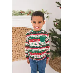 LONG SLEEVE POCKET TEE - FAIR ISLE