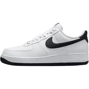 NIKE Air Force 1 ’07 White/Black Sneakers – Athletic Casual & Streetwear Shoes FQ4296-101