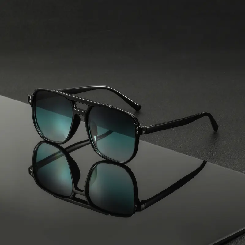 Men's Classic Vintage Style Fashion Glasses, Durable PC Frame and Lenses, Casual All Season Eyewear, Full Rim Design, Classic Shades, Casual Stylish Glasses