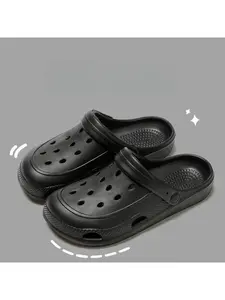 New summer couple Non Slip EVA stepping on shit slippers men's shoes sandals women's wear casual versatile hole shoes cool slippers women