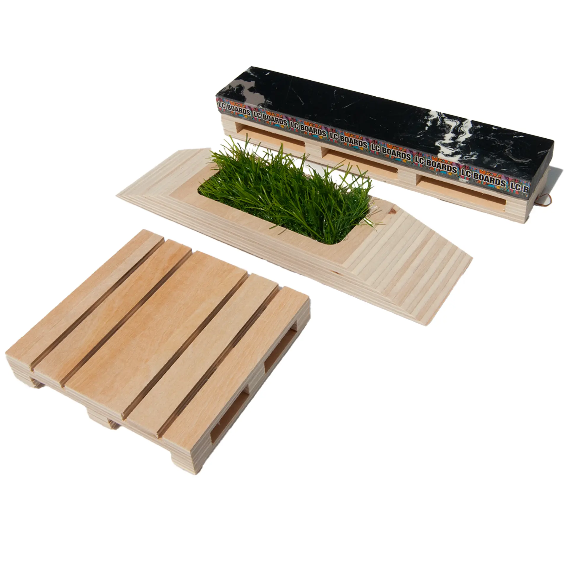 LC BOARDS FINGERBOARD STREET SPOT COMBO KIT LC BOARDS FINGERBOARD STREET SPOT COMBO KIT
