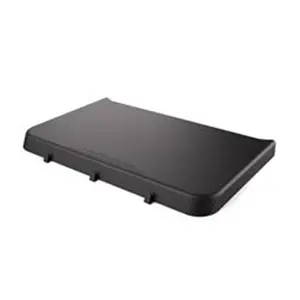 NINJA 8091531 Rectangular Plastic Woodfire Grill Side Table - Black, Weatherproof Outdoor Table