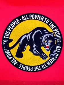 Black Power - Black Panthers Embroidered Iron-on Patch Justice Reform Support Programs