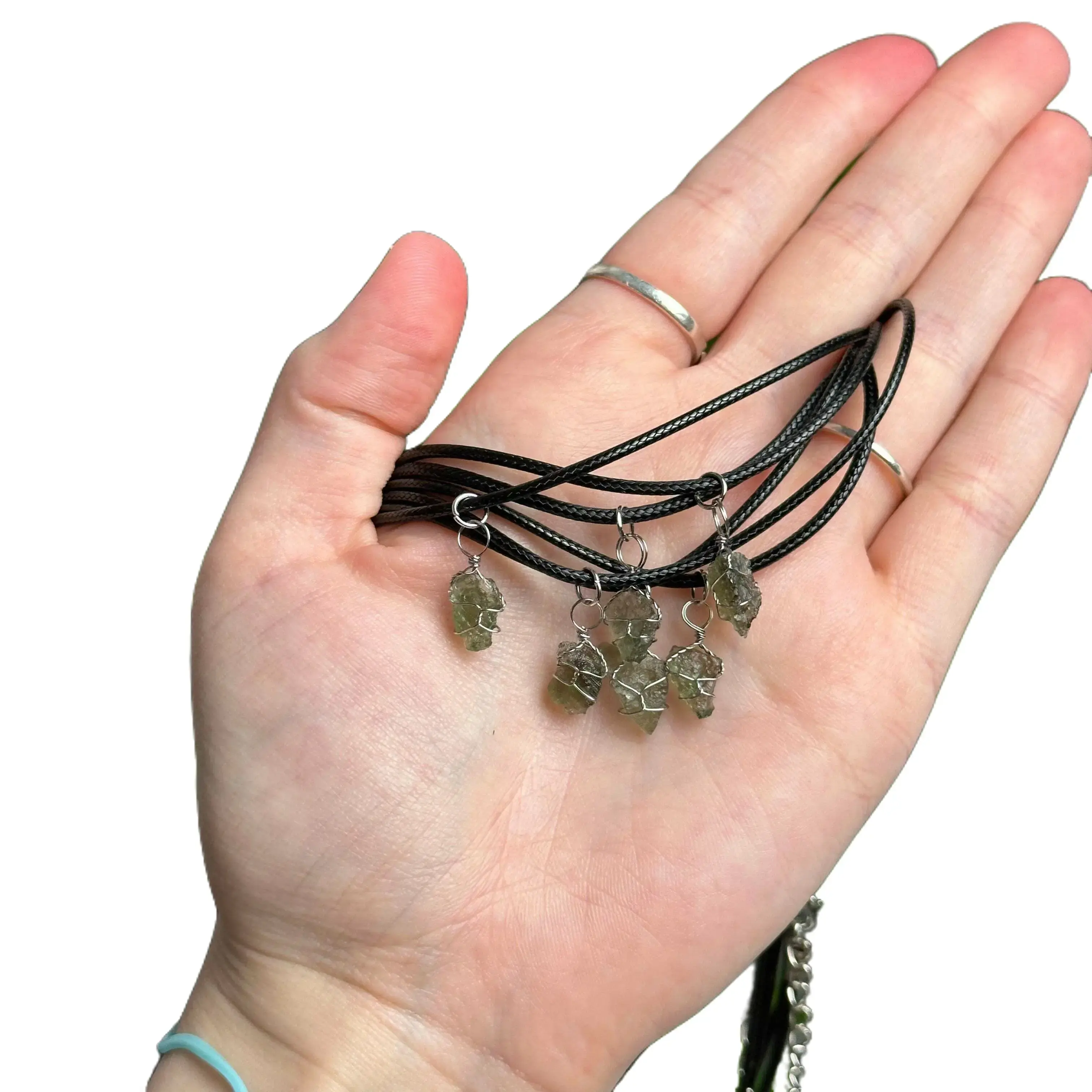 Intuitively Chosen Moldavite Necklaces