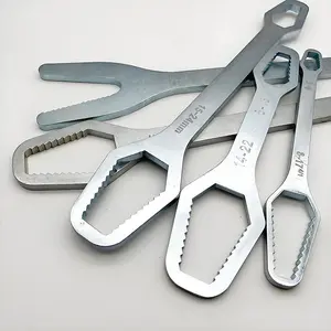 One-Piece Set Multifunctional Double-Headed Closed-Mouth Wrench Plum Glasses Wrench Universal Socket Quick-Action Wrench Self-Tightening Universal Wrench