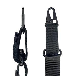 Rifle Sling 2 Point Sling Quick Adjust with QD Sling Swivels, 2 PCS QD Sling Mount, Rifle Straps with Fast Adjust Thumb Loop