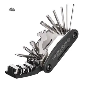 Portable Bicycle Repair Tool Kit - Multi-Function Set with Bike Tire Patch Tool, Wrenches, Universal Outdoor Cycling Maintenance Accessories