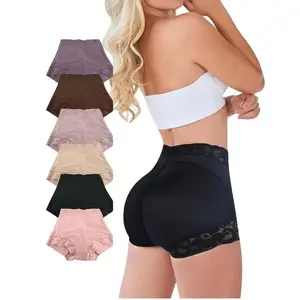 Women’s Tummy Control Shapewear – Butt-Lifting Sexy Lace Panties, Low-Profile (No-Show), Stretchy, Everyday Sleepwear, Compression Shorty, High-Waist Shaping Underwear