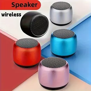 Mini Wireless Speaker M1 with Bass Boost, Sports Speaker, Small Steel Cannon, Stereo HD Surround Sound, Compatible with Any Smartphone