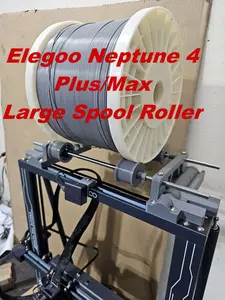 3d Printer Larger Spool Roller Fits Neptune 4 Max or Plus or standalone, roller bearing,  fits all spool sizes and types 6kg 5kg 3kg 2kg 1kg