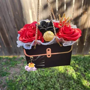 mini purse bouquet