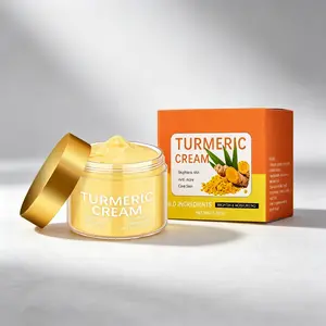 Brighten Skin & Reduce Acne – Turmeric Face Cream 50g – Fades Dark Spots, Evens Skin Tone & Moisturizes – Natural Anti-Acne Formula for Glowing, Radiant Skin – Daily Moisturizer for All Skin Types