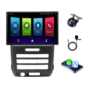 13 Inch Android Radio for【Ford F150 2009 2010 2011 2012】Android 13 with Wireless Carplay Android Auto, 2K QLED Touch Screen Car Stereo WiFi, GPS, Bluetooth 5.4, FM, SWC, Backup Camera